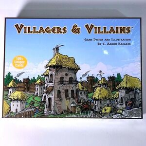 Villagers & Villains 2nd Edition Card Game Studio 9 Games Strategy Fantasy NEW